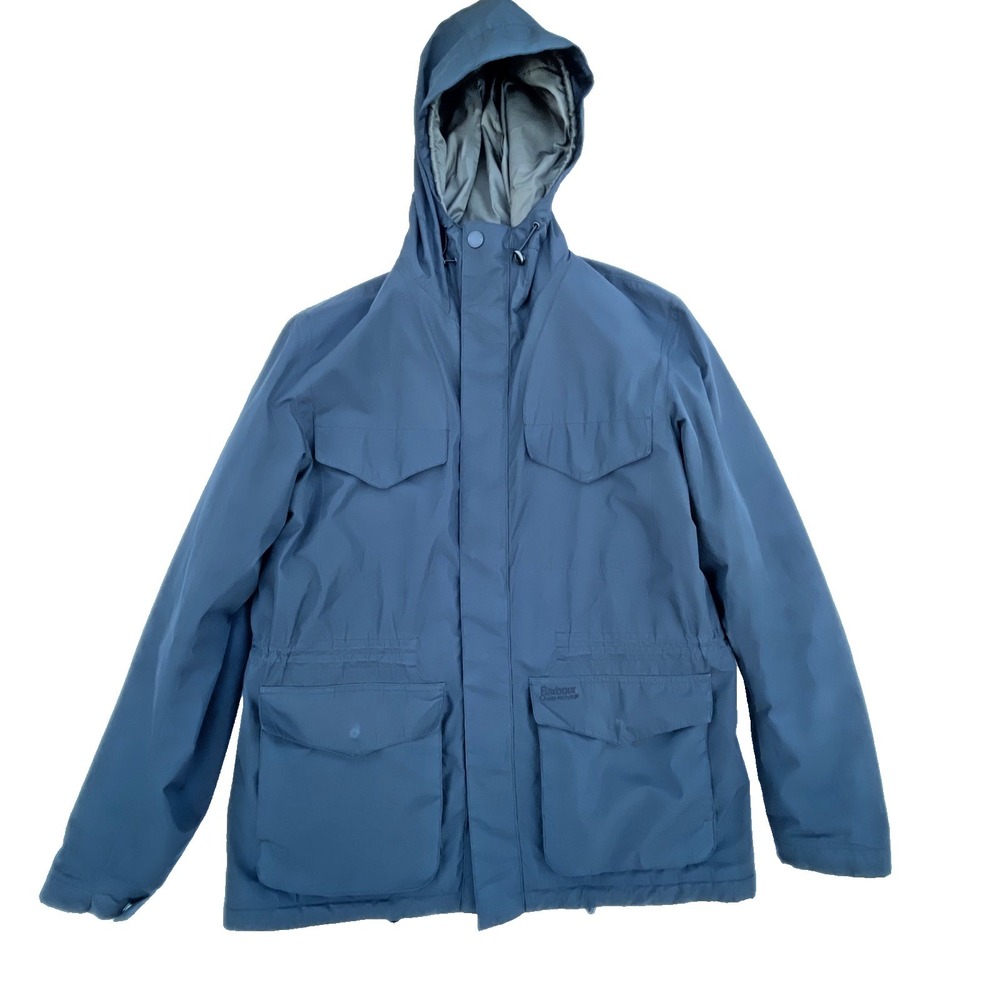 Barbour For Land Rover Resistance Jacket Black Men's M waterproof breathable